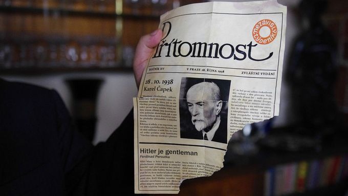 Falešný článek Hitler je gentleman