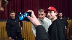 Andrej Babiš na besedě v Mladé Boleslavi před prezidentskými volbami, mýting, kampaň, ANO