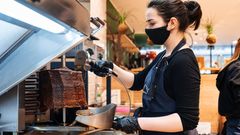 Veganský kebab v Černé labuti