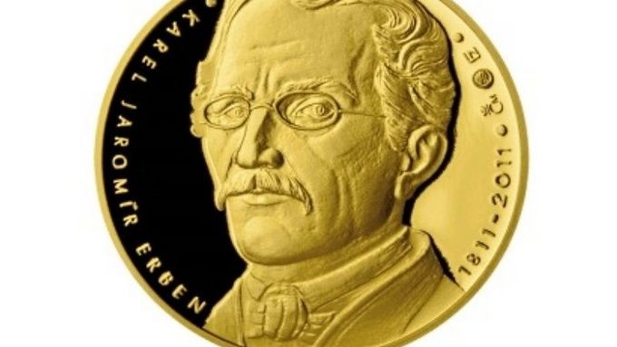 Pamětní medaile - Karel Jaromír Erben.