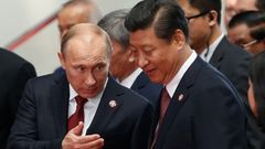 Rusko - Čína - Putin - Si Ťin-pching